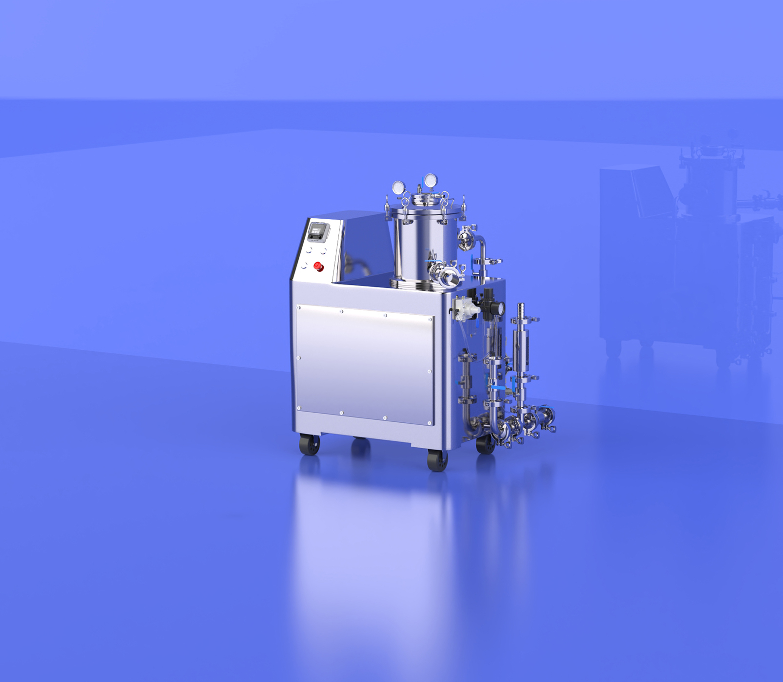 立式陶瓷膜盤(pán)過(guò)濾稠厚設(shè)備